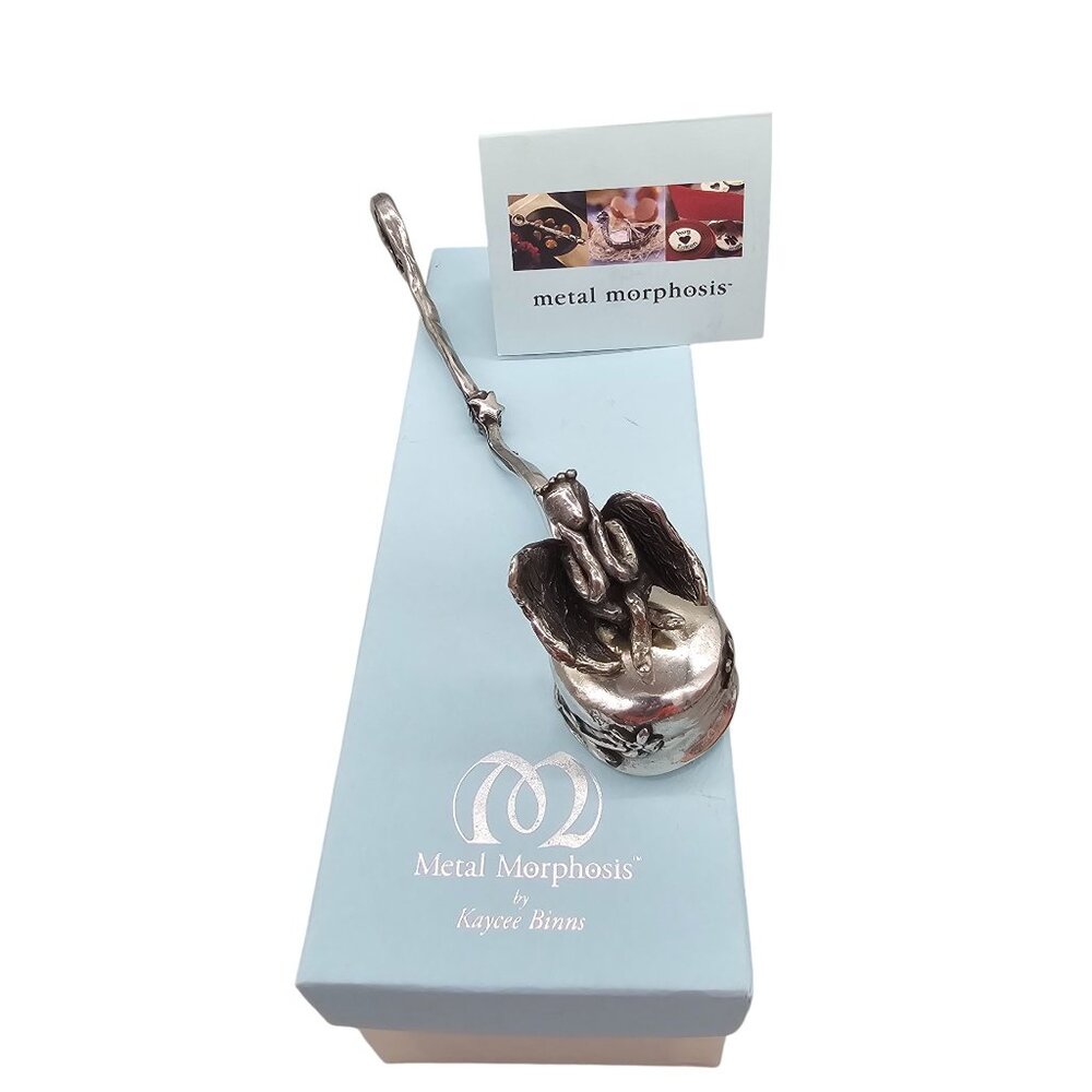 Metal Morphosis Candle Snuffer Angel By Kaycee Binns 8" Detailed Handcrafted USA